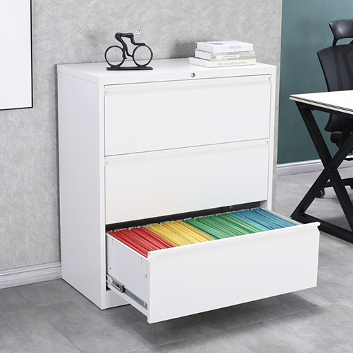 3 Drawer File Cabinets With Lock, Metal Filing Storage