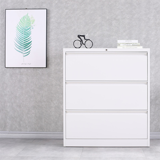 3 Drawer File Cabinets With Lock, Metal Filing Storage