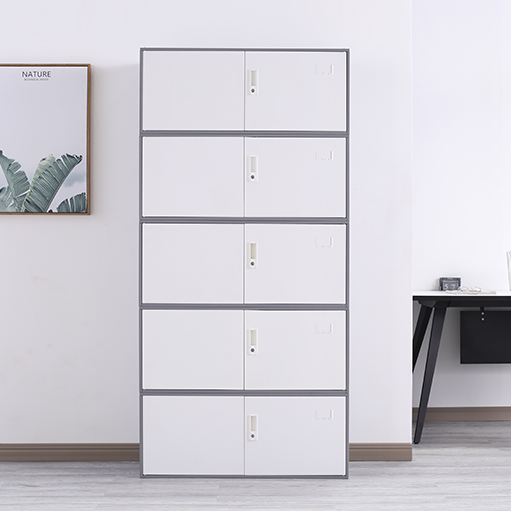 Separates Five-Section File Cabinet Iron Locker Office Storage