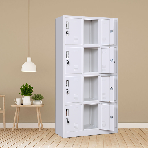 Customized Office Metal Storage Cabinet with 12 Doors Steel Cupboard Metal Filing Cabinet